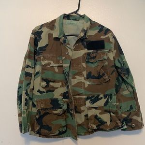 Vintage army camo shirt/ jacket